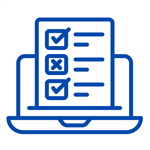 assessment on a laptop